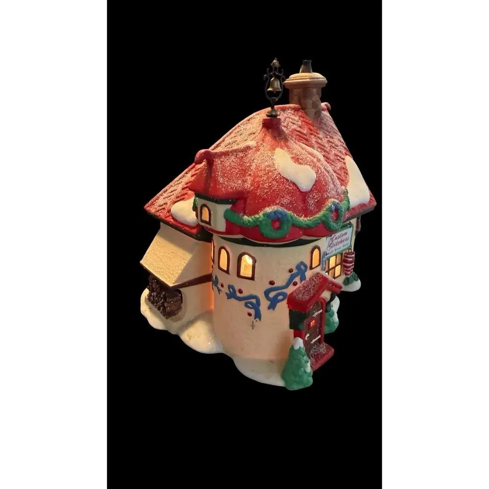 Vintage 1998 Dept 56 “Custom Stitchers” North Pole Series ElfLand House Village